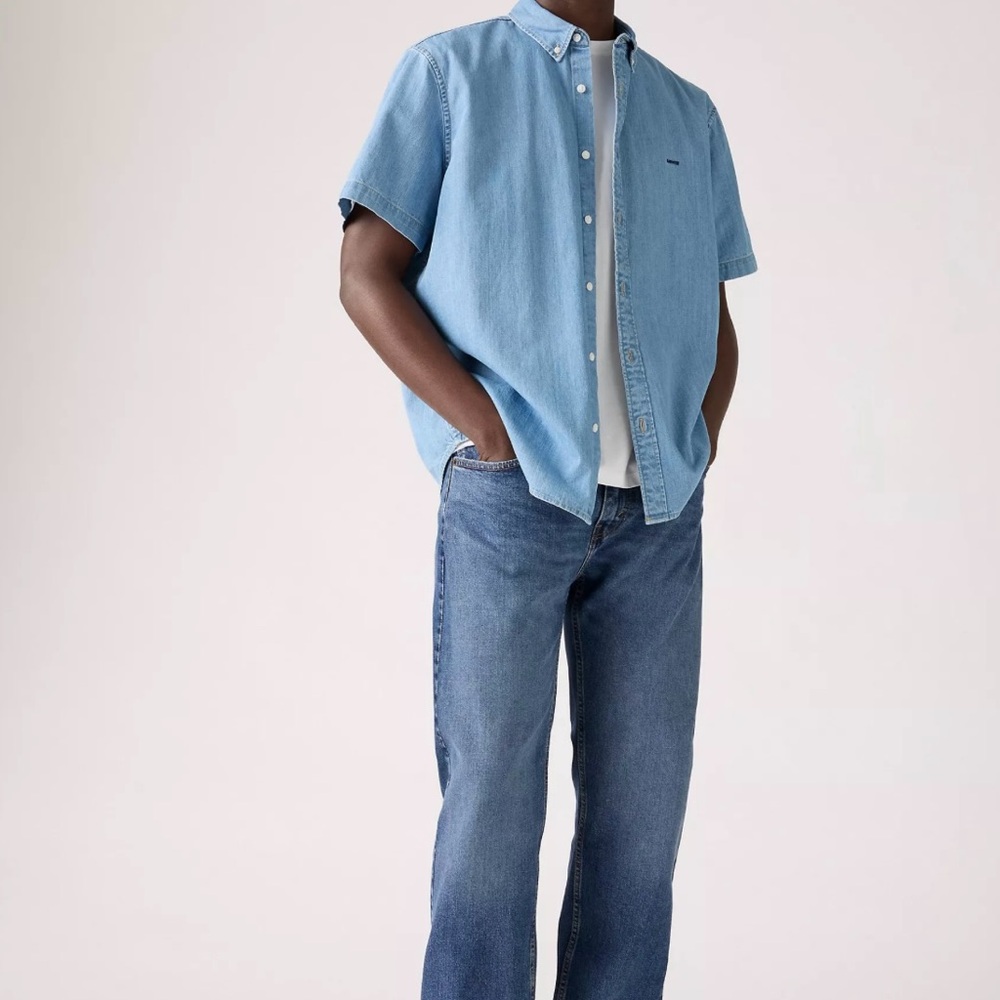 Levi's Men's Relaxed Fit Stretch Blue Jeans